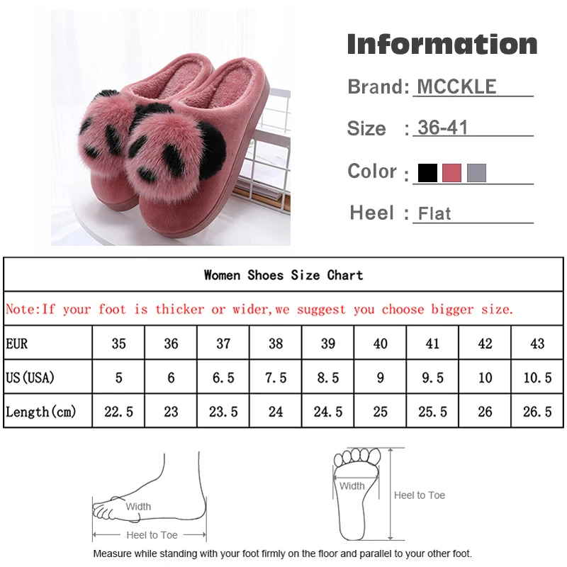 Женские зимние теплые плюшевые тапочки без застежки женские тапочки с рисунком панды женская домашняя комфортная обувь на плоской подошве