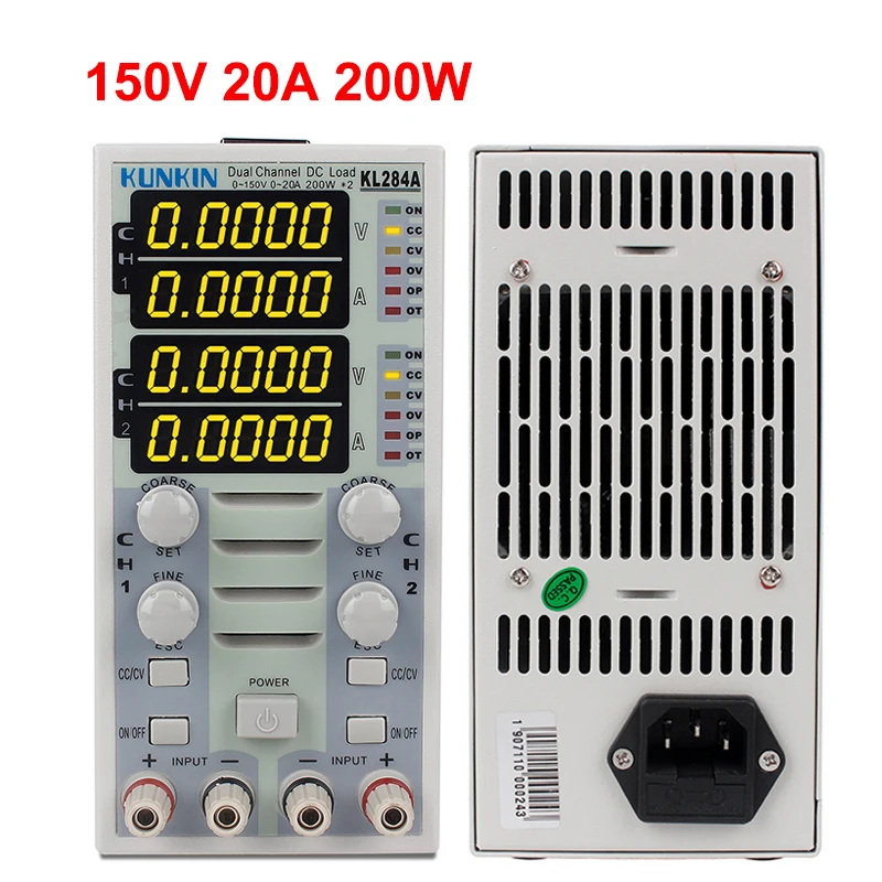 150V 20A 200W профессиональное электрическое Программирование цифровое управление DC нагрузка Электронные нагрузки Тестер нагрузки батареи