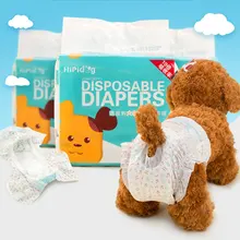 XXS-XL 10Pcs/pack Disposable Super Absorption Physiological Dog Diapers Pants Puppy Leakproof Nappies Pet Menstruation Briefs