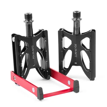 

TWTOPSE Kickstand Bicycle Pedal For Brompton Folding Bike Cro-Mo Bearing Pedal include Folding Parking Rack Support Side Kick