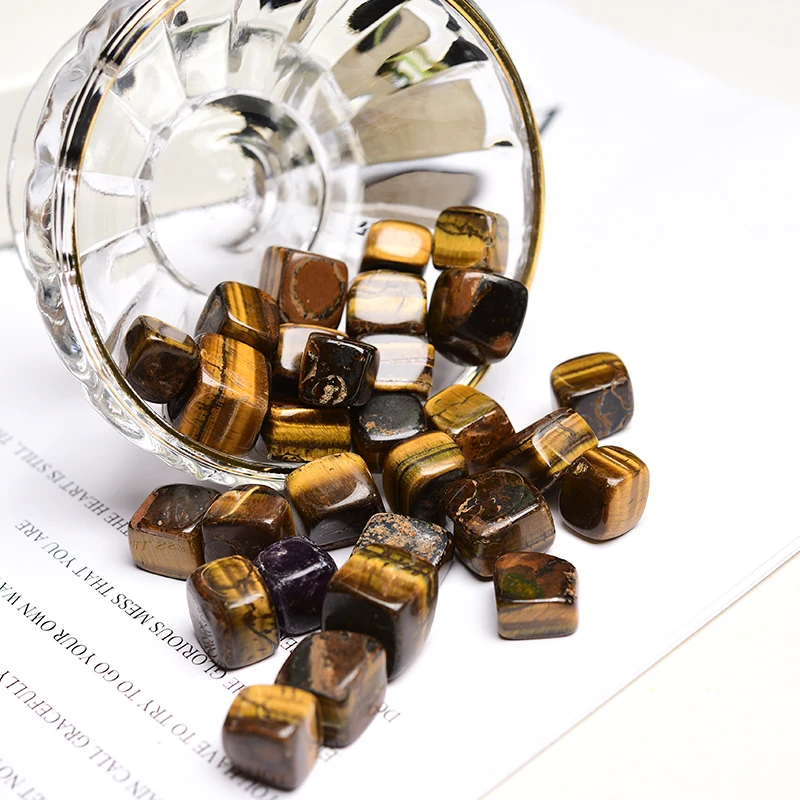 

Natural Quartz Crystal amethyst Tigers Eye Block Shape Sample Healing Reiki Stone Aquarium Rock Mineral Health Energy Stone