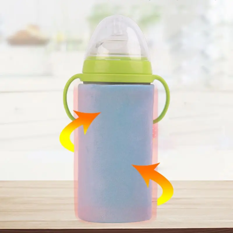 USB грелка для детских бутылочек, подогреватель для кормления молока, термоизоляционная кружка для путешествий для детей 19QF