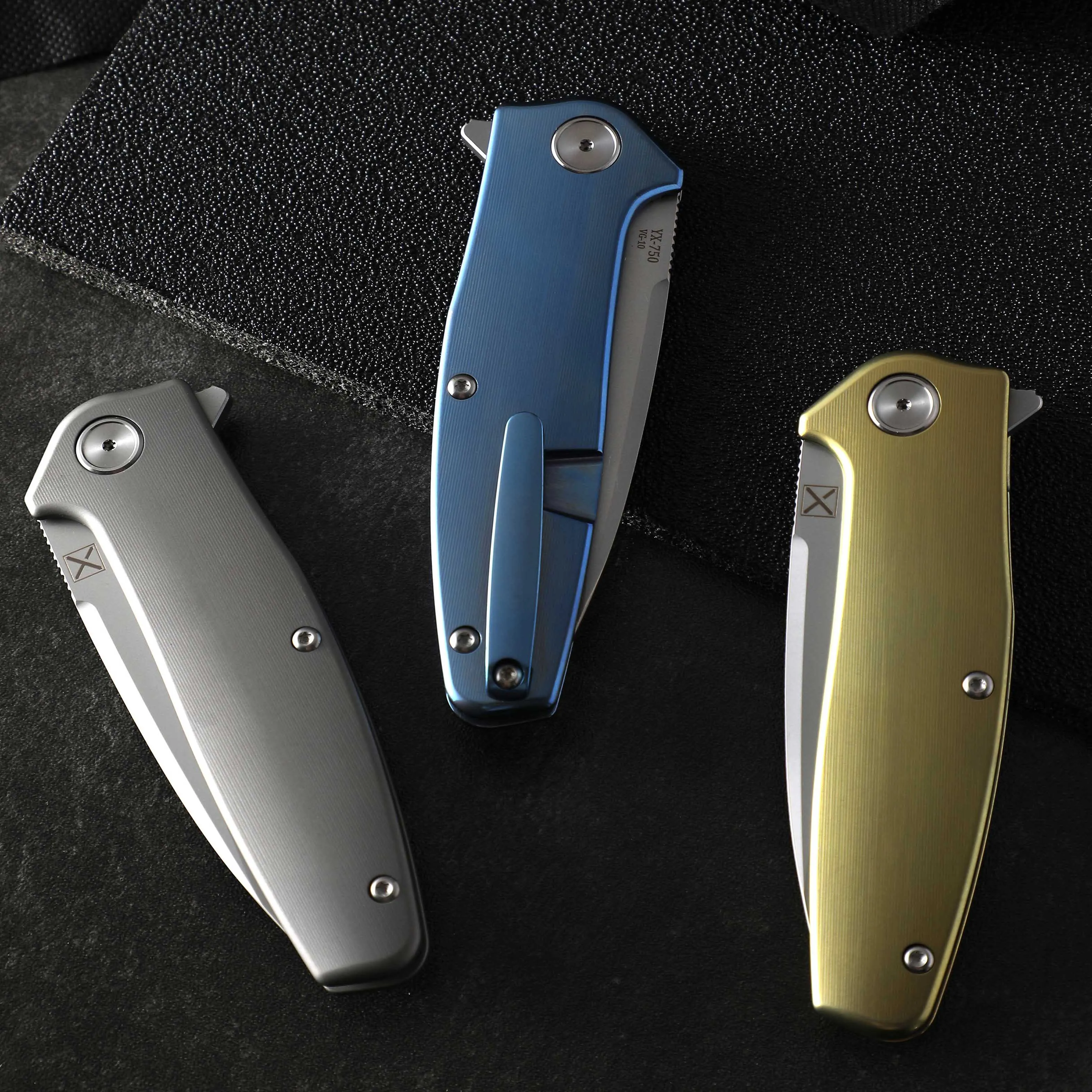 Günstig Taktische Messer Yon Xanadu Modell 750 VG 10 Klinge Keramik Lager TC4 Titan Griff Outdoor Jagd Camping Überleben Werkzeug EDC