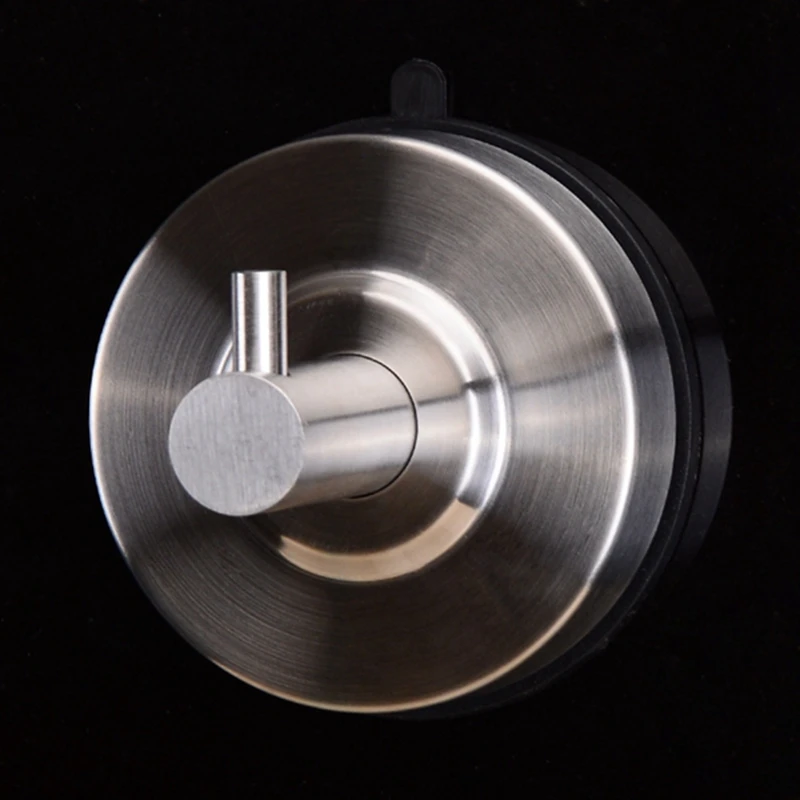 4 Pieces Wall Hook Stainless Steel Suction Cup Hanger Hook Wall Hook Hook Towel Key Coat Bag Hanger Vacuum Suction Wall Hanging