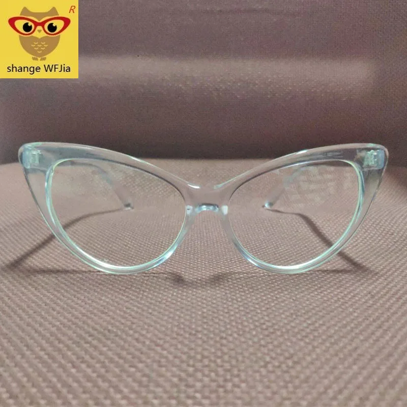 

Clear Ladies Eyeglasses Cat Eye Retro Glasses Frame Luxury Brand Design Glasses Women Eyewear Frames Optical Spectacle Frame
