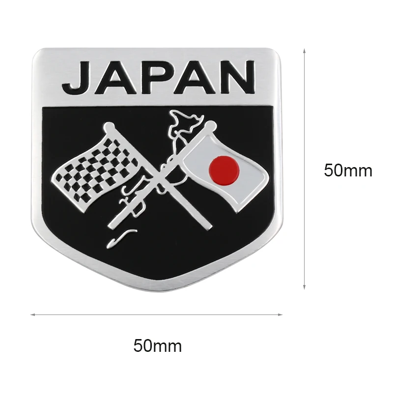 1 шт. 3D автомобильный стиль металлический японский флаг наклейка эмблема значок Логотип Наклейка для Toyota Honda Suzuki Nissan Mazda Subura Lexus
