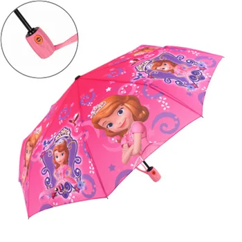 

Sofia Portable Foldable Umbrella Children Kid Girl Boy Baby Frozen Parasol Windproof Rain Umbrella Easy Opening Folding Gift