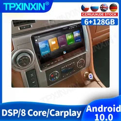 Radio con GPS para coche, reproductor Multimedia con Android 128, 10,0 GB, 2Din, sin DVD, para Hummer H2 2008, accesorios