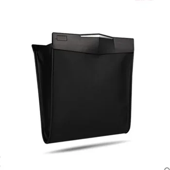 

For Toyota Land Cruiser Prado FJ150 Car Trash Can Vehicle Garbage Bag Car Hanging Seat Rear Row Folding Storage Bag Decoration