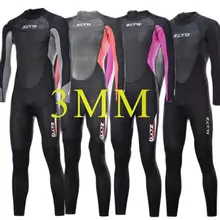 ZCCO traje de neopreno de 3MM para hombre y mujer, traje de buceo, pesca submarina, esnórquel, surf, traje de baño térmico de una pieza para invierno