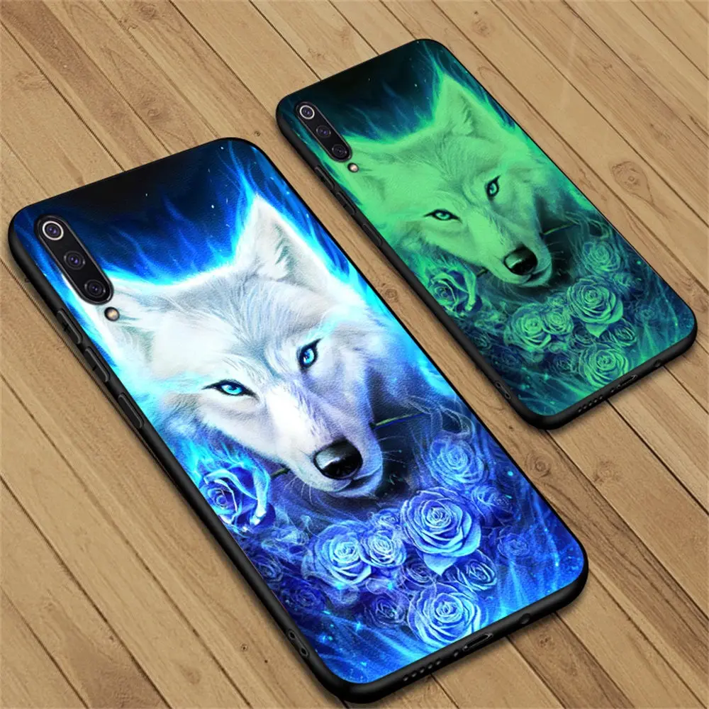 Чехол для Xiaomi Mi 9 Mi9SE K20Pro MiCC9 чехол светящаяся мягкая кожа задняя крышка Coque mi CC9E mia3