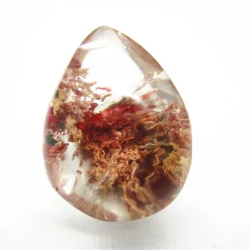 

Natural Yellow Phantom Quartz Water Drop Ghost Rock Stone Mineral Garden Crystal Quartz Rutilated Coral Original Healing Gift