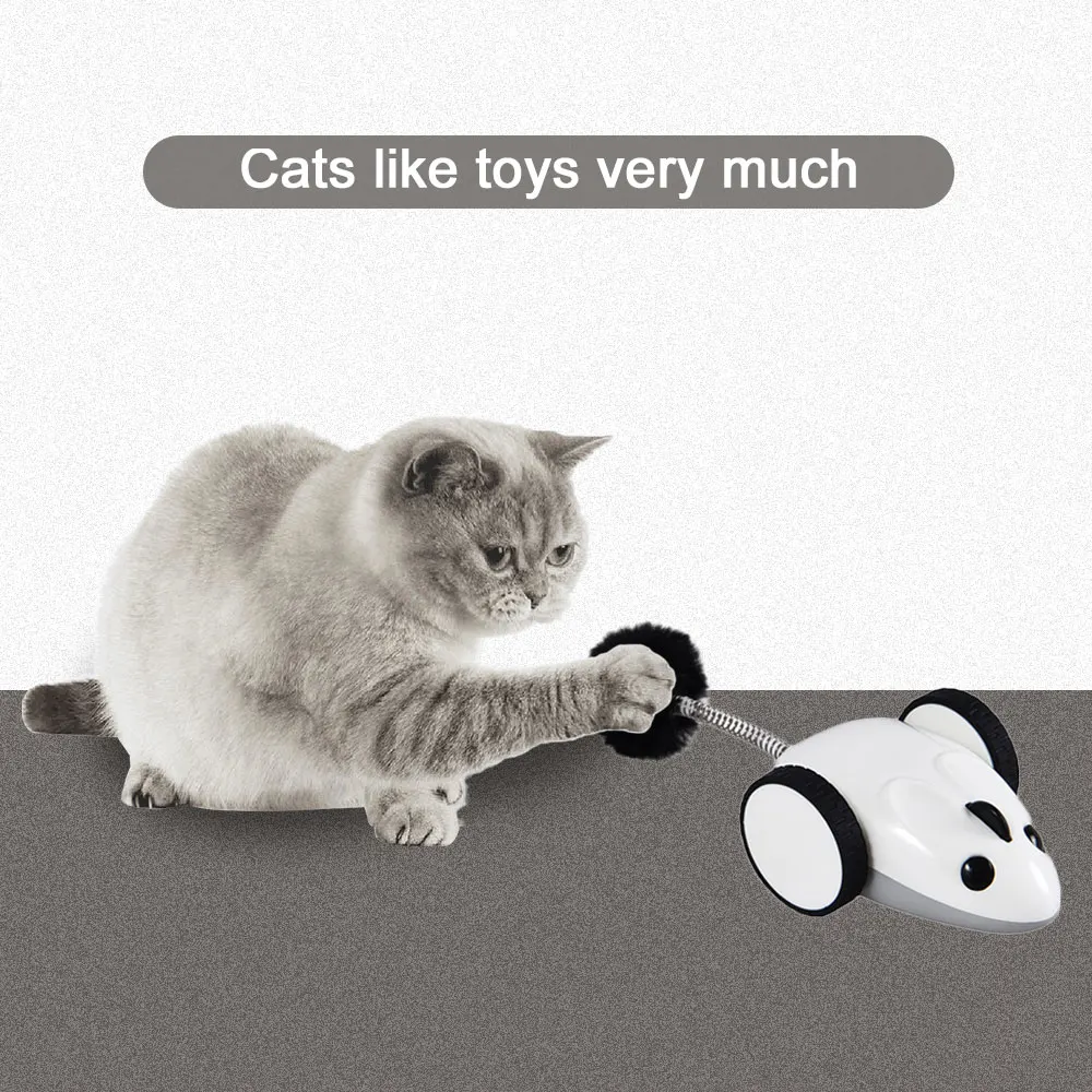 

Pet Cat Mouse Toy Creative Interactive Electronic Bluetooth Wireless APP Remote Control Enjoyable Simulation RC Mouse Toy