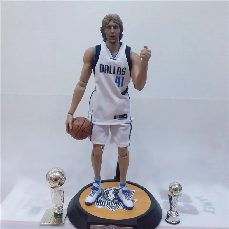 Dirk Nowitzki баскетбольная звезда 41 Джерси № 1/6 Garage Kit Dallas Mavericks NBA Garage Kit Модель