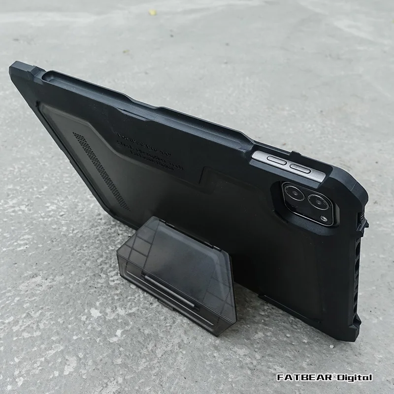 para Apple Ipad Robusto à Prova de Choque Polegada Fatbear Tático Militar Grau Armadura Case Amortecedor Capa Macia Pro 11 2021 - Imagem 2