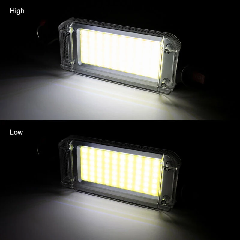 Тонкое мастерство COB светодиодный рабочий свет магнитная лампа для кемпинга вспышка светильник с крючком перезаряжаемый длительный срок службы
