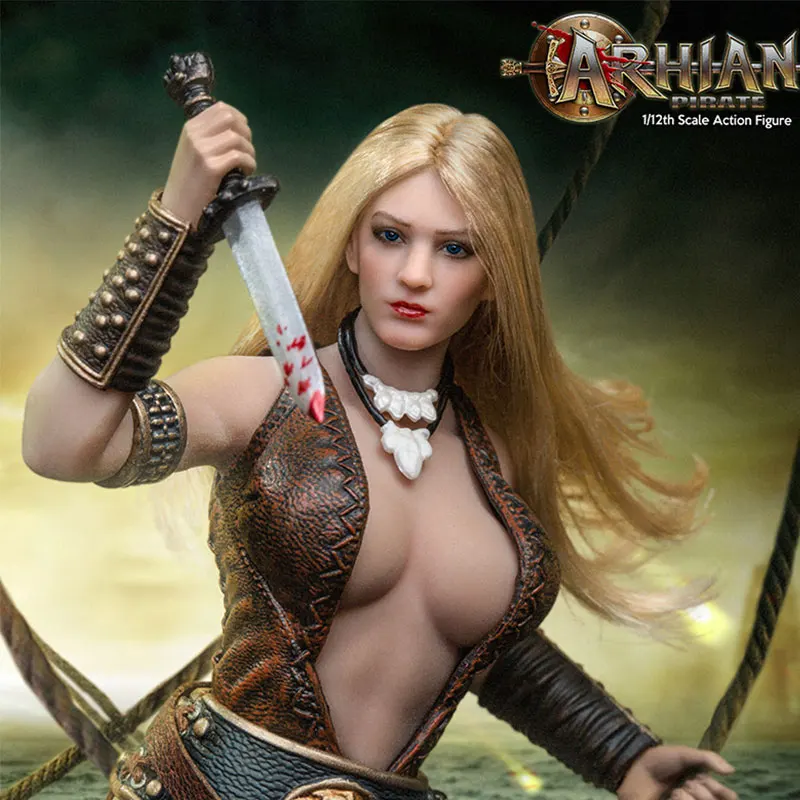Бесшовное женское тело TBLeague Phicen фигурка Arhian Pirate 1/12|Игровые фигурки и