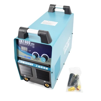 Best QHTITEC ZX7400I PLUS 380V Welder 320A ARC Welding Machine Digital Display Hot Start Welder With Electrode Holder Work Clamp