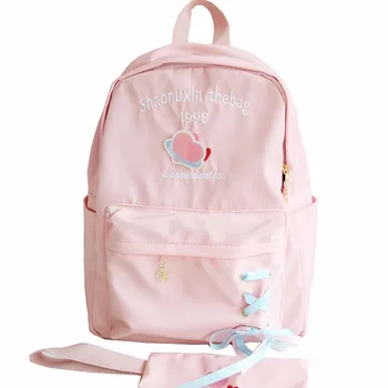 

Candy Color Women Backpacks Korean Style School Backpack Bags for Teenage Girl Bookbag Waterproof Nylon Travel Backpacks mochila