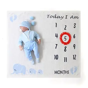 

Baby Blankets Knitted Newborn Bebes Soft Warm Swaddle Wrap Blanket 100*110cm Toddler Kids Monthly Stroller Bedding Basket Quilts