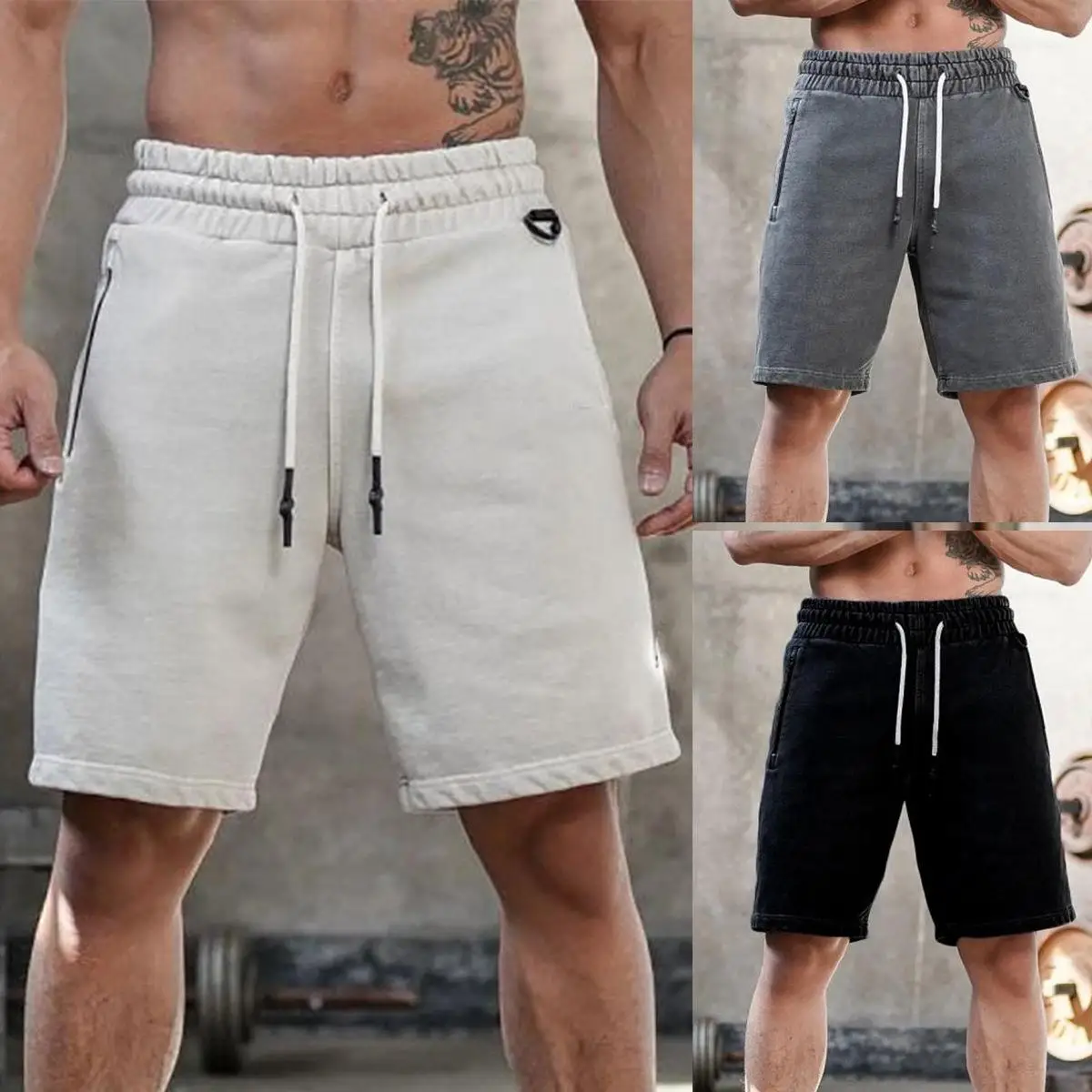 Verano Pantalones cortos hombres correr Fitness gimnasio transpirable pantalones de chándal de los hombres Shorts informales para Hombre Ropa Deportiva Jogger pantalones cortos 4XL