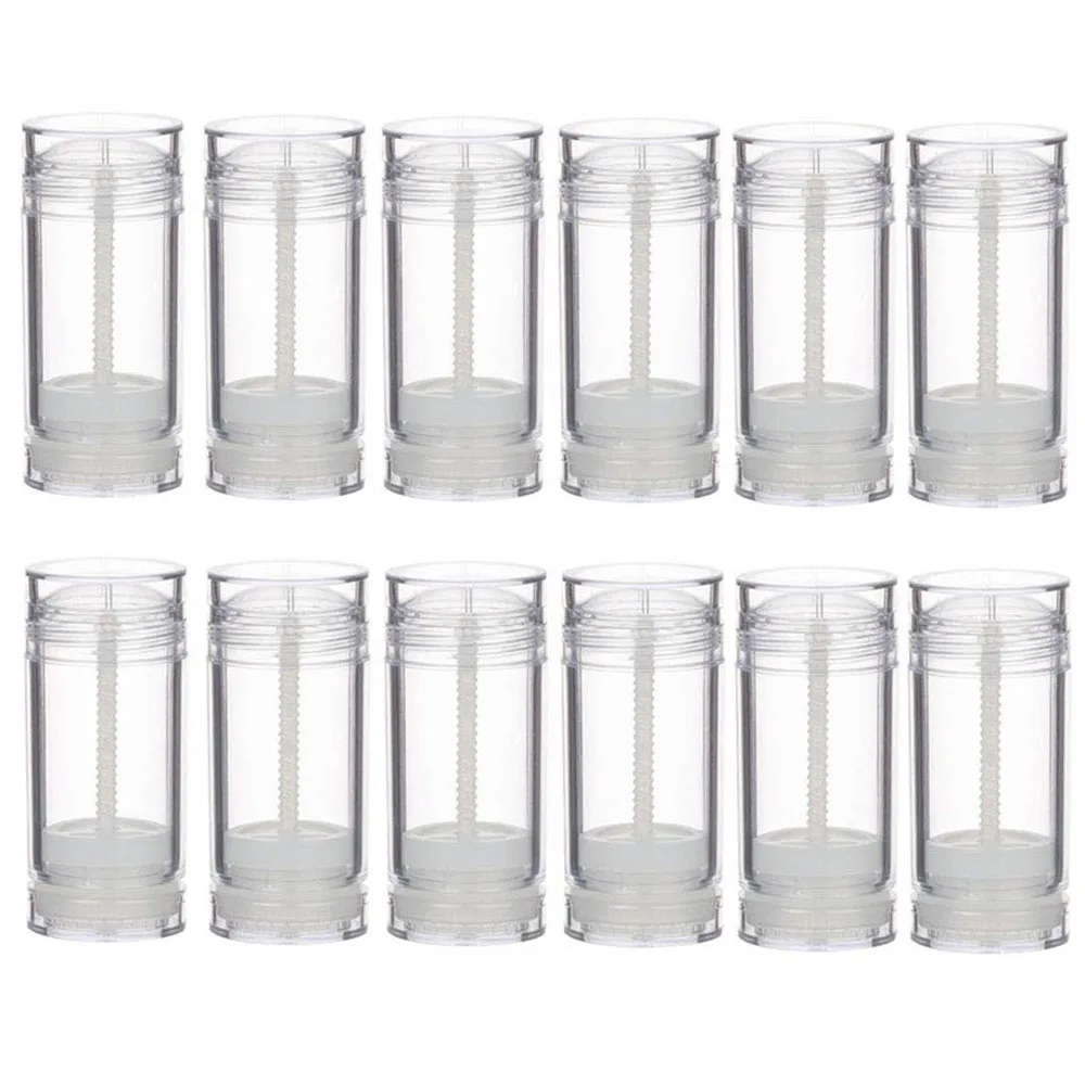 10pcs/lot 30ml 1oz Clear Twist-up deodorant container Transparency push tubes for solid deodorant or bar lotion fixed sheet nails dust ruffle pin spiral push clear heads bed skirt for upholstery