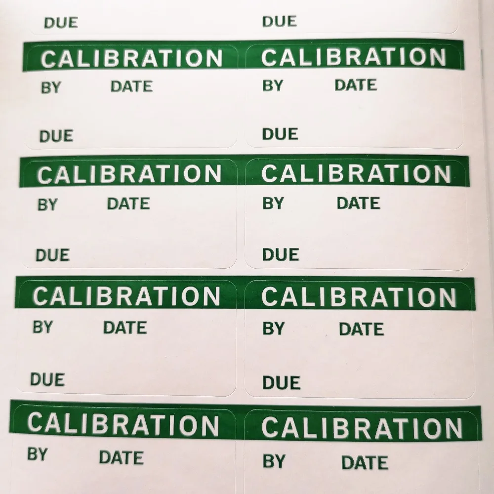 600 шт./партия, 50x25 мм Калибровочные рабочие наклейки, самоклеющиеся глянцевые бумажные наклейки, пункт № GU03