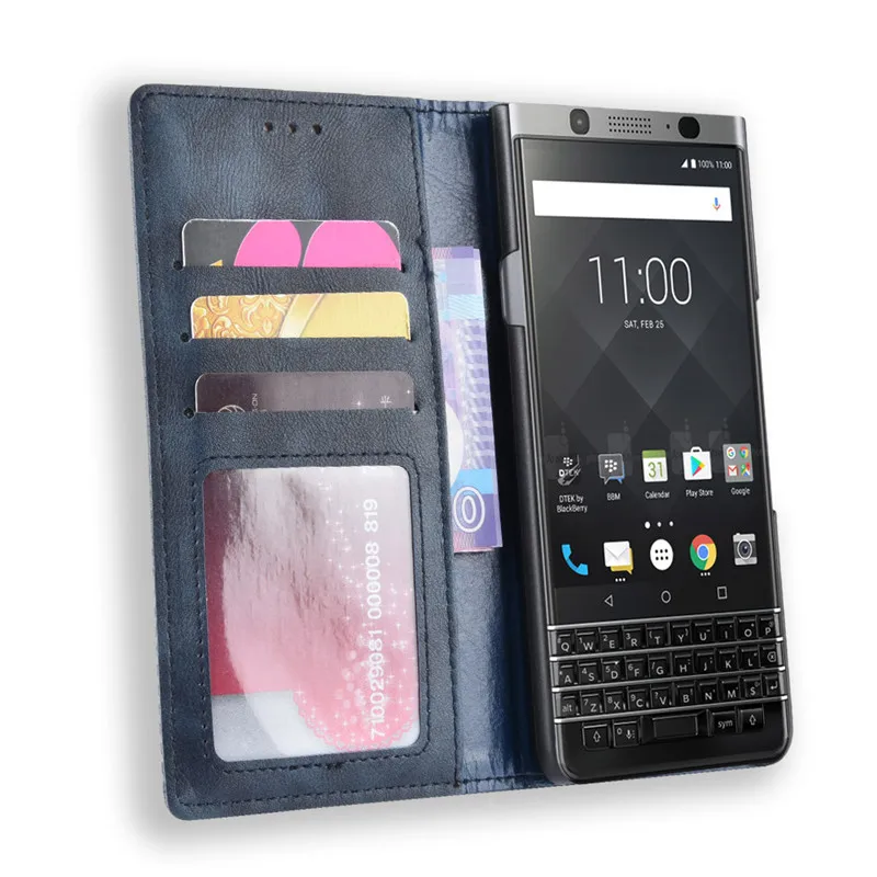 Флип-кейс для Blackberry Keyone, чехол-кошелек, магнитная искусственная кожа, задняя крышка, чехол для телефона Blackberry Keyone Key one Mercury, чехол