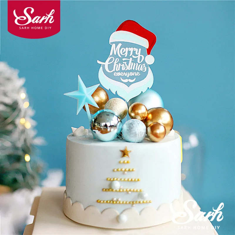 Счастливого Рождества счастливого дня рождения торт Топпер звезда украшения для свадьбы выпечки принадлежности невесты Baby Shower любовь подарок