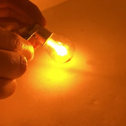 Super Bright LED Car Brake & Turn Signal Light Bulb with 18SMD 3030 Chips - 1156 ba15s P21W (Yellow)