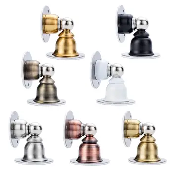 

Stainless Steel Magnetic Door Stopper Sticker Toilet Bathroom Door Doorstop Kit