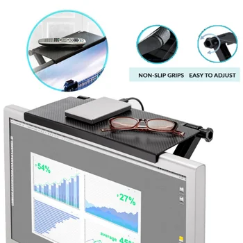 

Computer Monitor Riser Desktop Stand ABS TV Rack Display Shelf Storage Desk Rack