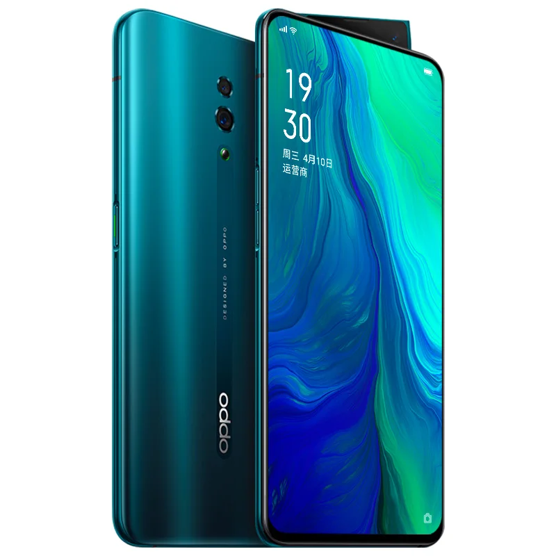 Смартфон OPPO Reno Android 9,0 Octa Core 3 камеры 48MP+ 5MP 3765mAh 6,4 дюймов NFC 2340*1080 отпечаток пальца ID