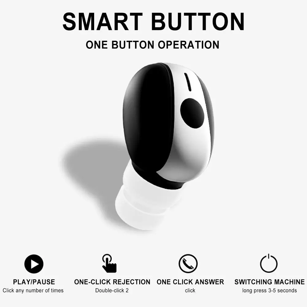 

Newest High Quality Mini Single Ear Bluetooth Earphone 4.1 Headset Wireless Earphones Sports Bluetooth Stereo In-Ear Headphones