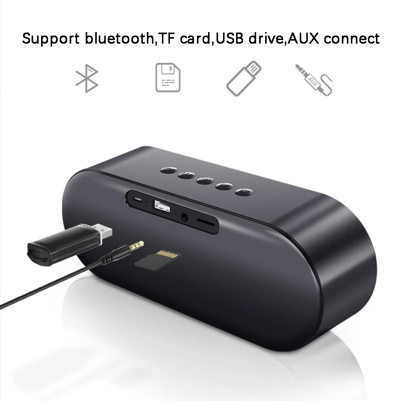 S6 BT5.0 HiFi портативный Bluetooth динамик стерео глубокий бас беспроводной s 6D громкий