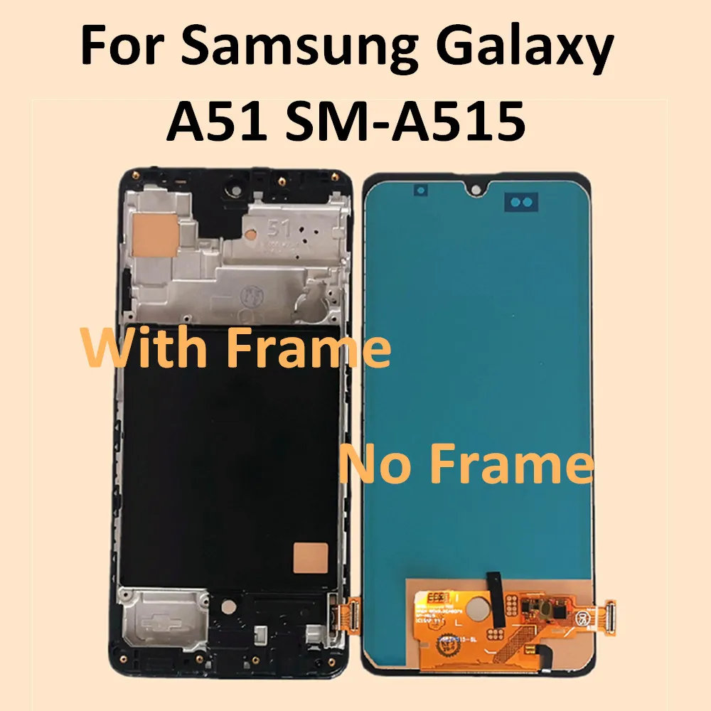ЖК дисплей TFT Incell для Samsung Galaxy A51 A515 с сенсорной панелью дигитайзер SM A515F | Экраны для мобильных телефонов -4001271131800