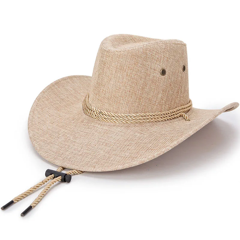ZLD Западные Ковбойские шляпы, мужские солнцезащитные козырьки, кепка для путешествий, ковбойская шляпа от солнца, кепка для путешествий, джазовая Кепка, хорошее качество, западные шляпы