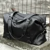 Fashion men Travel Bag Luggage Bag Large Capacity Leather Portable Business handbag crossbody Casual Men's Bag shoulder Trip Bag ► Photo 2/6