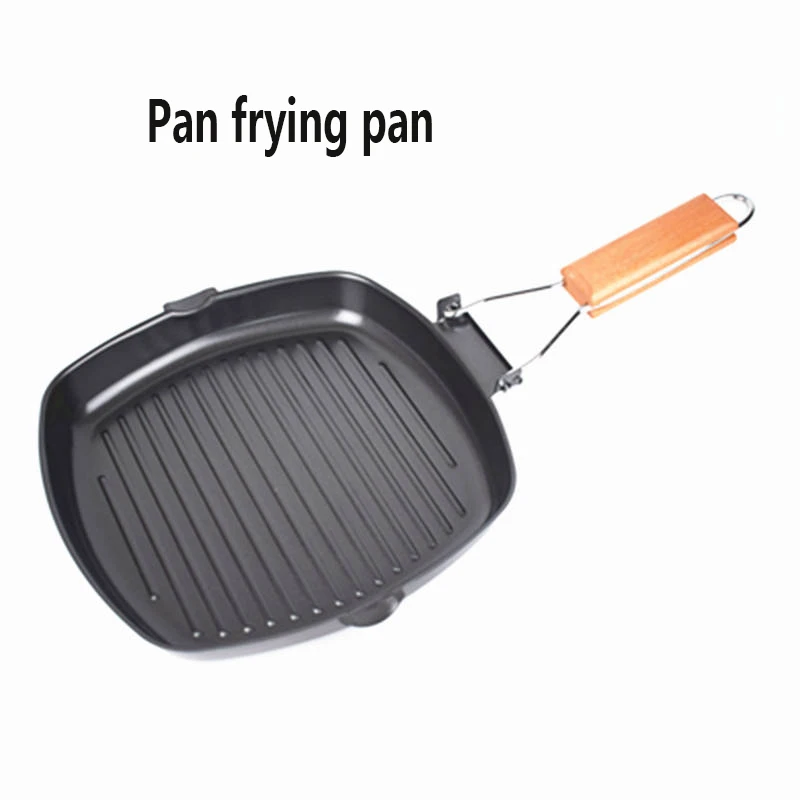 Steak Pot Striped Pan Frying Pan Fried Steak Special Pot Non-stick Pan Gas Cooker Cookware Pots and Pans Cooking Pot Kitchen Pot