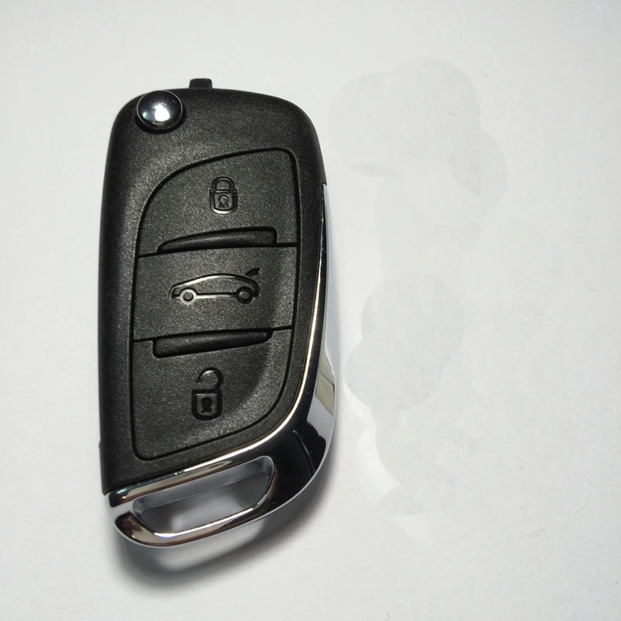 Дистанционный ключ с 3 кнопками для Citroen C4L DS3 DS4 DS5LS DS6 434 МГц ID46 Электронный чип без лезвия хорошего качества