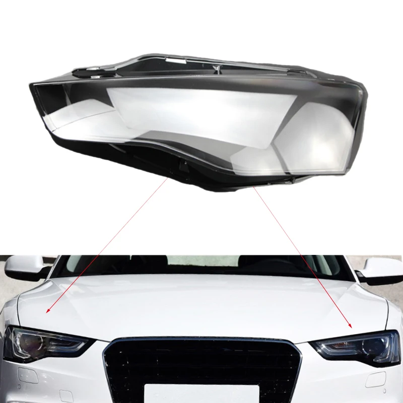 2Pcs Headlight Lens, Headlight Cover L&R Headlamp Clear