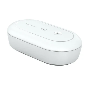 

Mobile Phone UV Sterlizer Box Cellphone Wireless Charger Aroma Diffuser Portable UV Lamp Case UV Light Sterlizer Cleaning Box