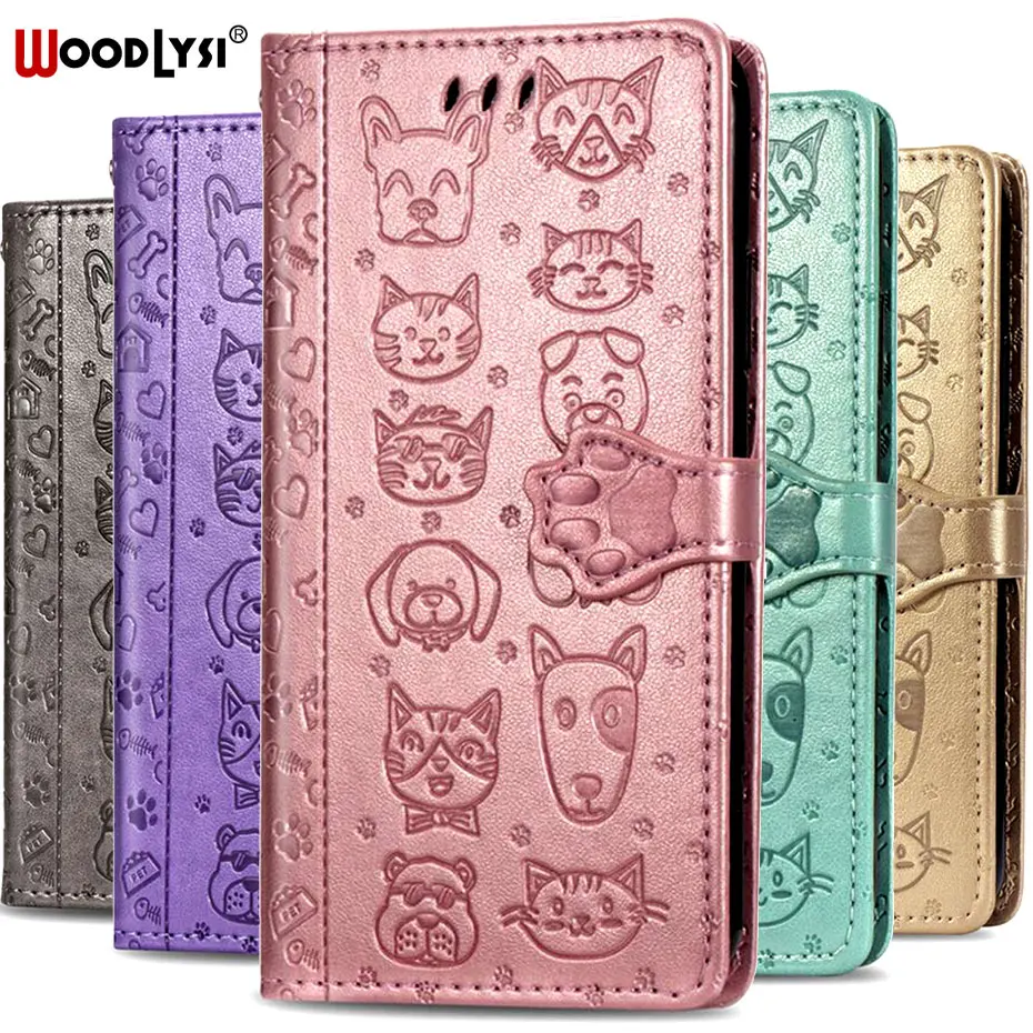 Кожаный чехол-книжка для Samsung Galaxy S20 S10 S9 S8 S21 A22 F62 A10 A20 A30 A40 A50 A70 A80 S E Plus M30S | Мобильные
