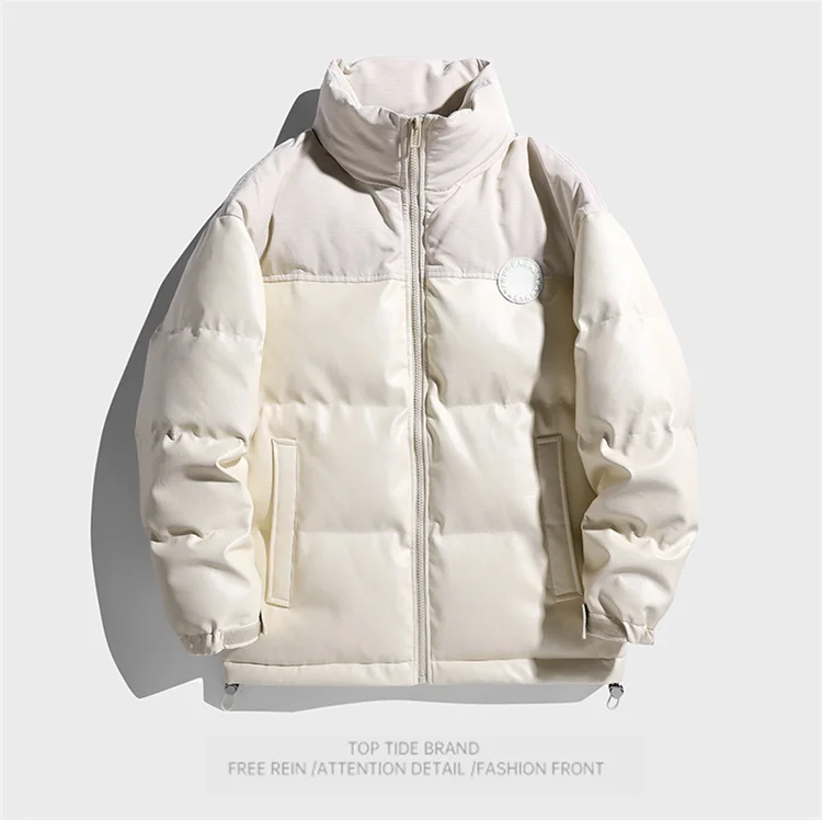 novo coreano quente gola puffer puffer outwear