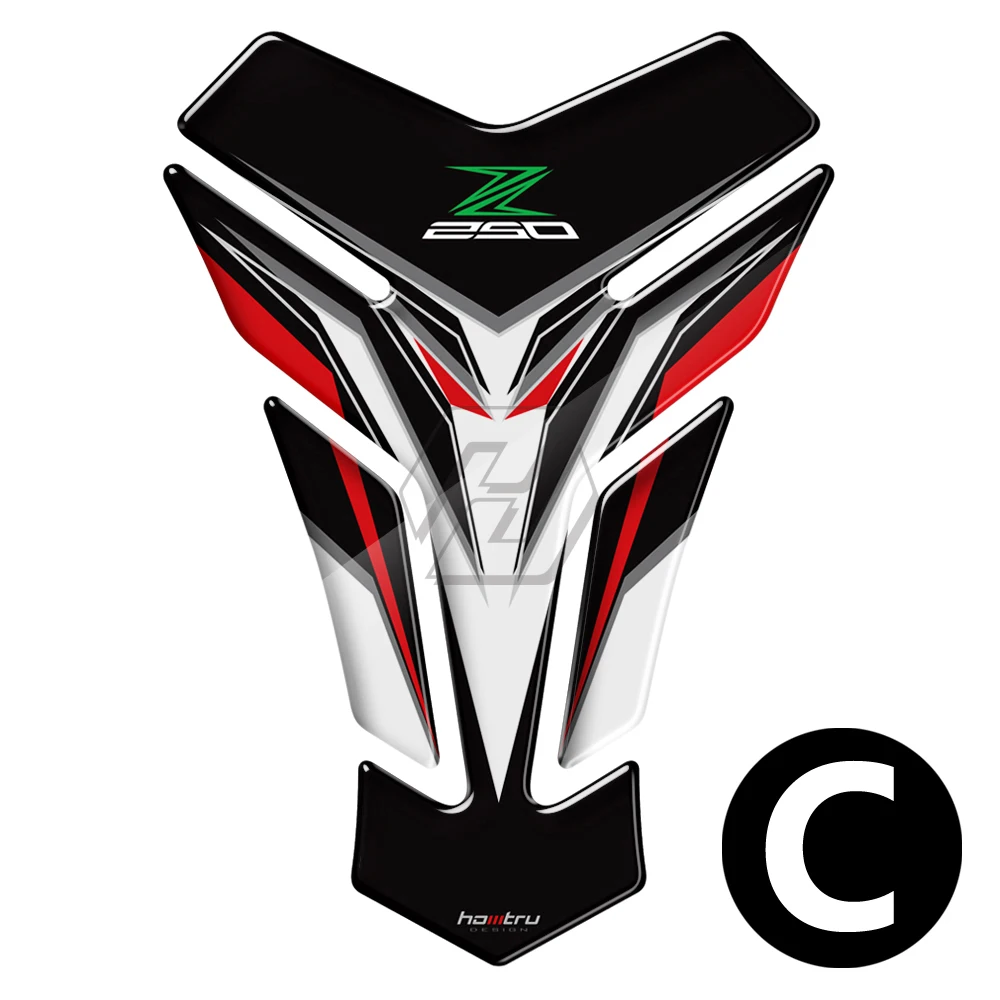 3D защитная накладка на бак мотоцикла Стикеры чехол для Kawasaki Z250