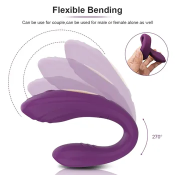 Wireless Vibrator Adult Toys For Couples Usb Rechargeable Dildo Silicone Stimulator G Spot Double Vibrators Sex Toy For Woman 5