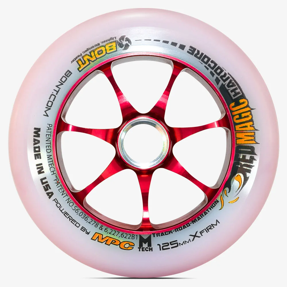 Колеса для роликовых коньков BONT Red Magic Hardcore 2 0|Скейтборд| |