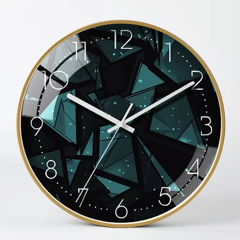 

Nordic Luxury Bedroom Wall Clock Analog Glass Wall Watch Modern Design Wall Clocks Decorative Watches Living Room Clocks II50BGZ