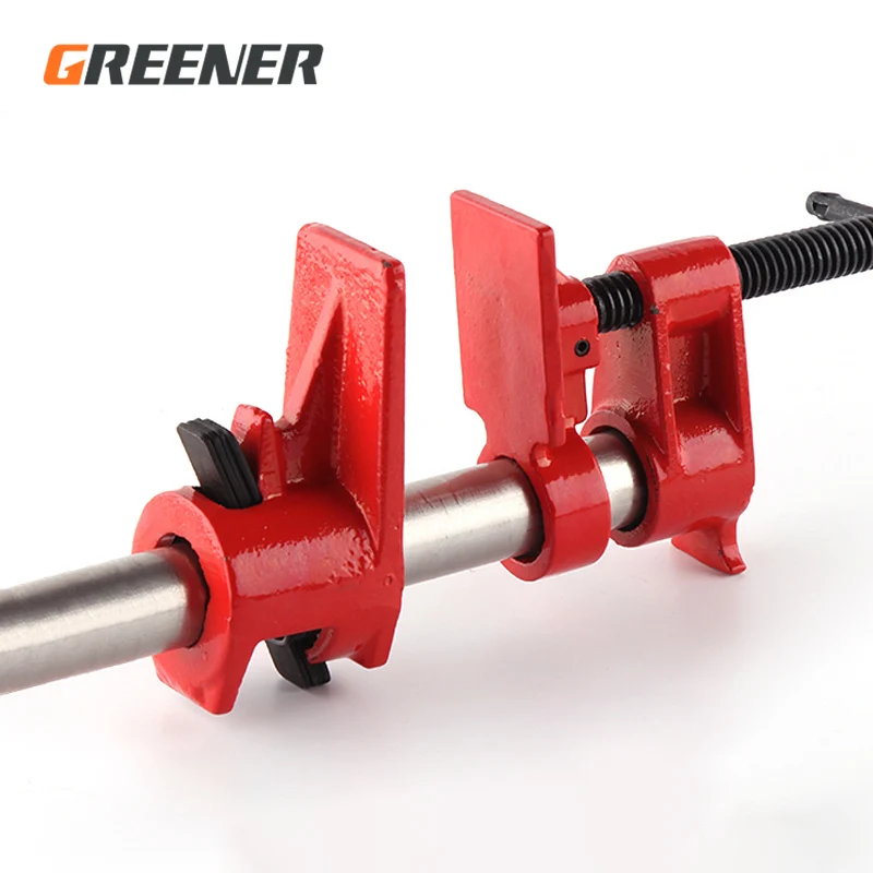 

3/4 Inch Heavy Duty Pipe Clamp for Woodworking Wood Gluing Pipe Clamp Steel Cast Iron Pipe Clamp Fixture Carpenter Hand Tool