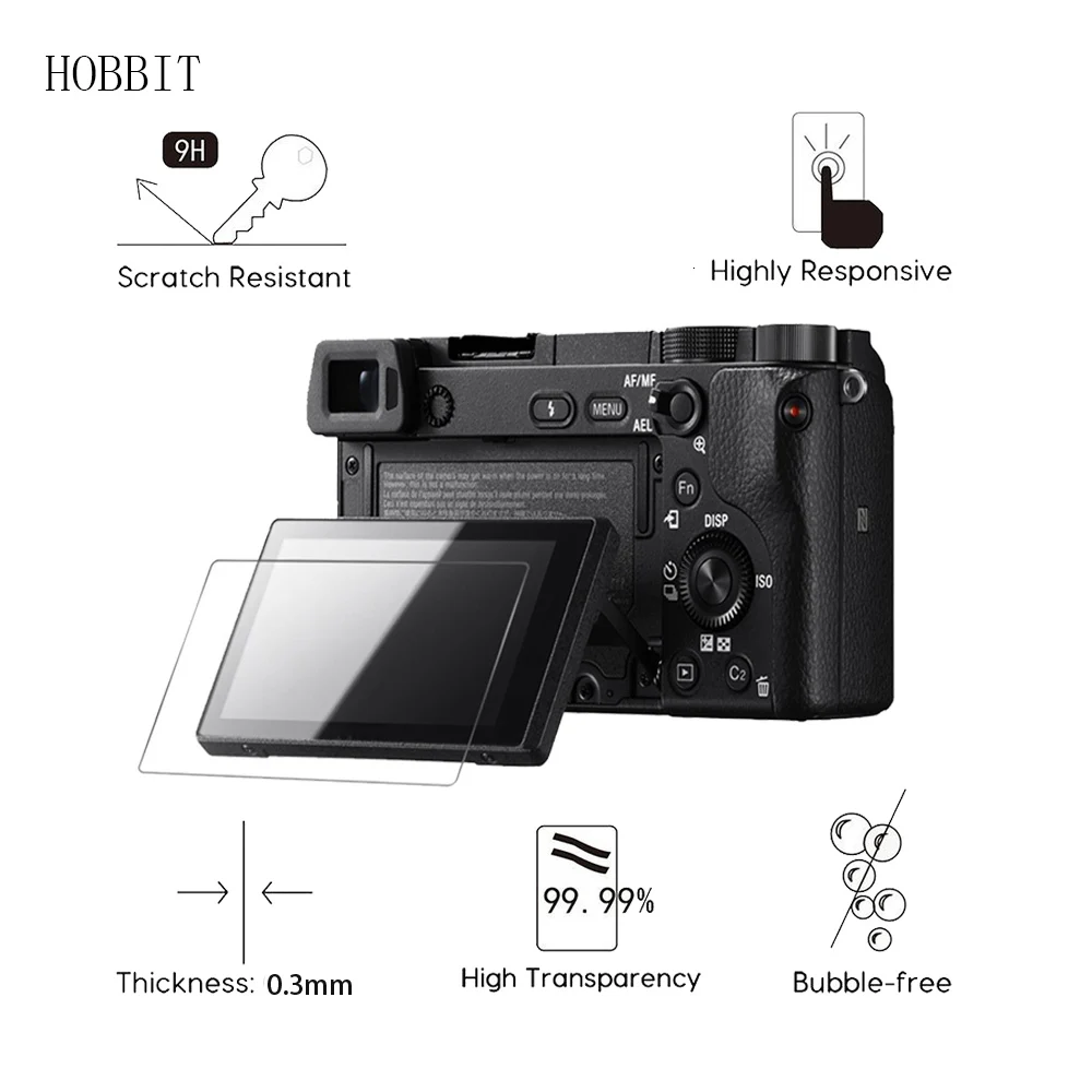 Для sony Альфа A6000 A6300 A5000 NEX-7 NEX-6 NEX-5 0,3 мм 2.5D с уровнем твердости 9H из закаленного Стекло Экран протектор цифрового Камера пленка